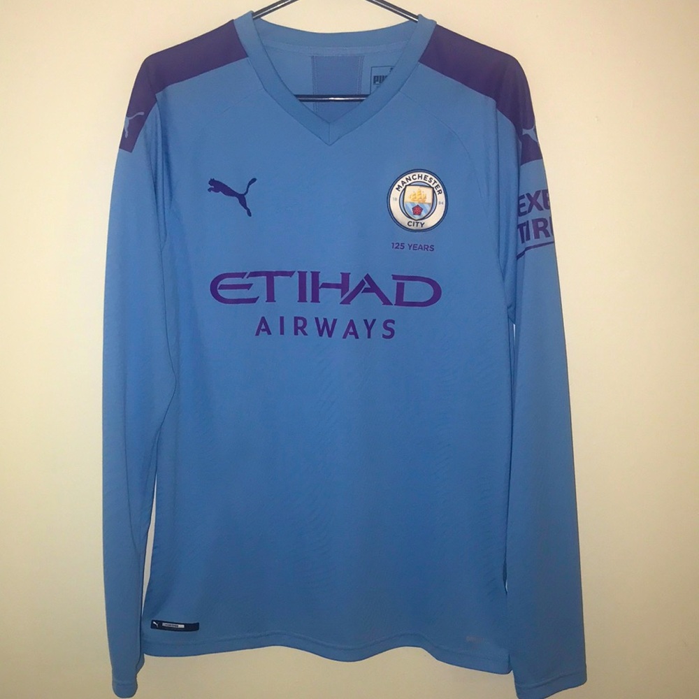 Puma 2019 Manchester City Home Jersey L/Sleeve